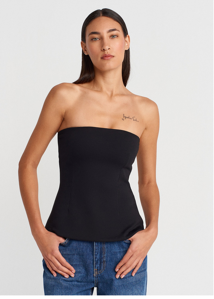 Dilvin Straplez Top