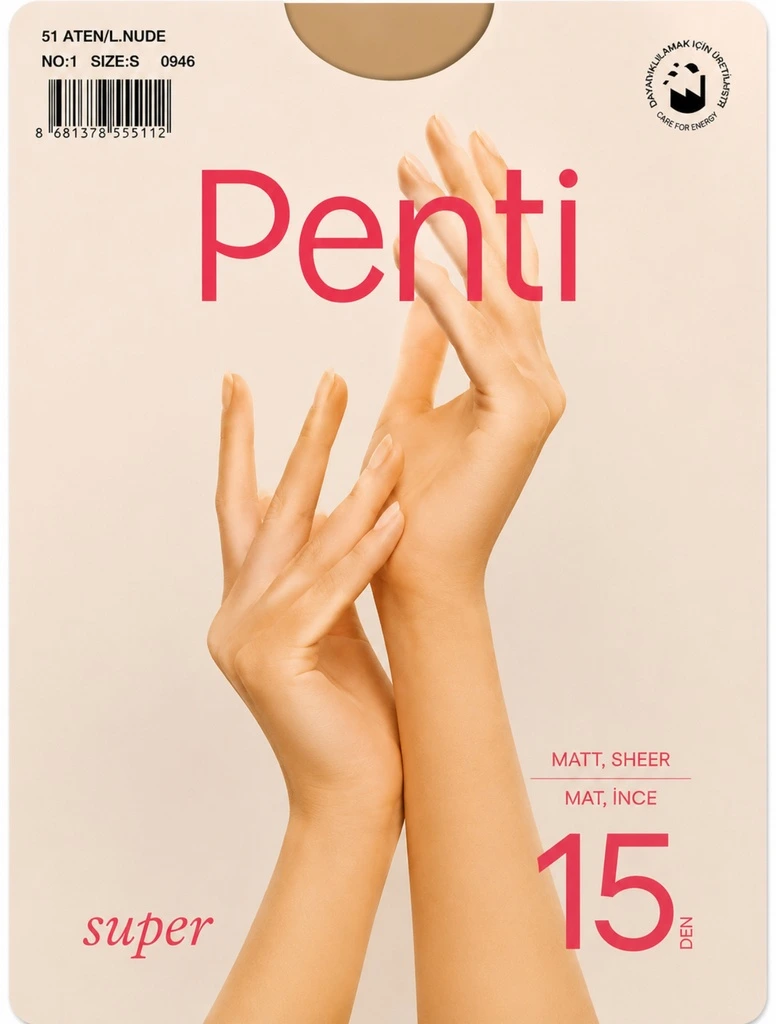 Penti Açık Ten Mat İnce Külotlu Çorap No:1