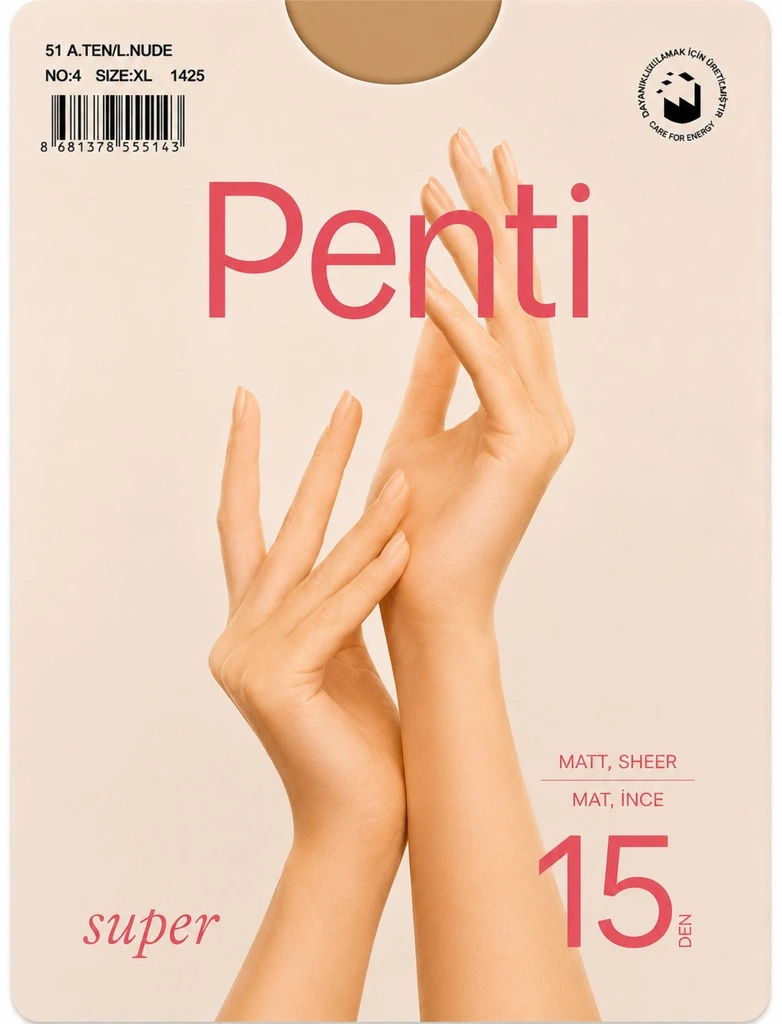 Penti Açık Ten Mat İnce Külotlu Çorap No:4